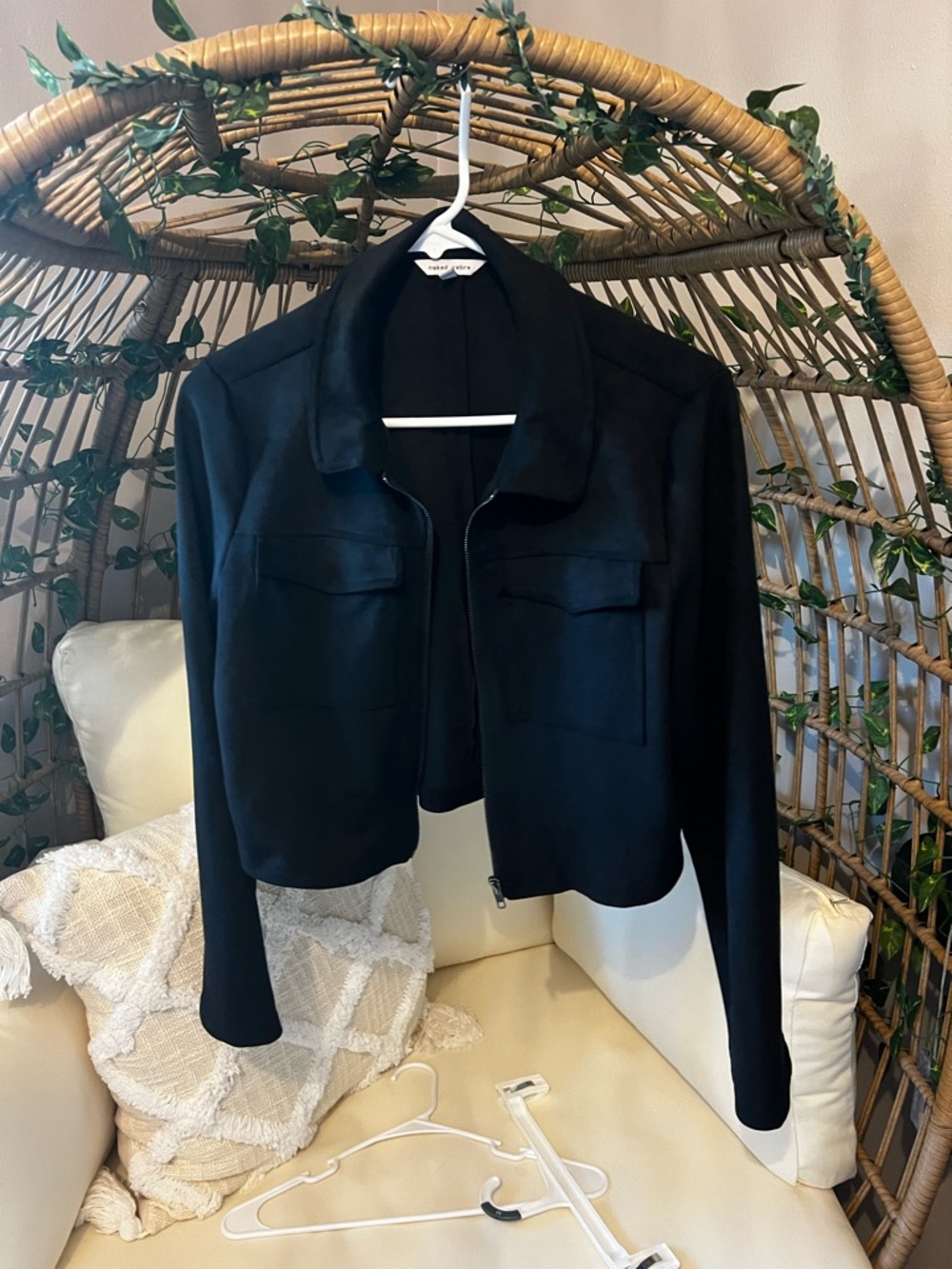 Women's Black Cropped Jacket